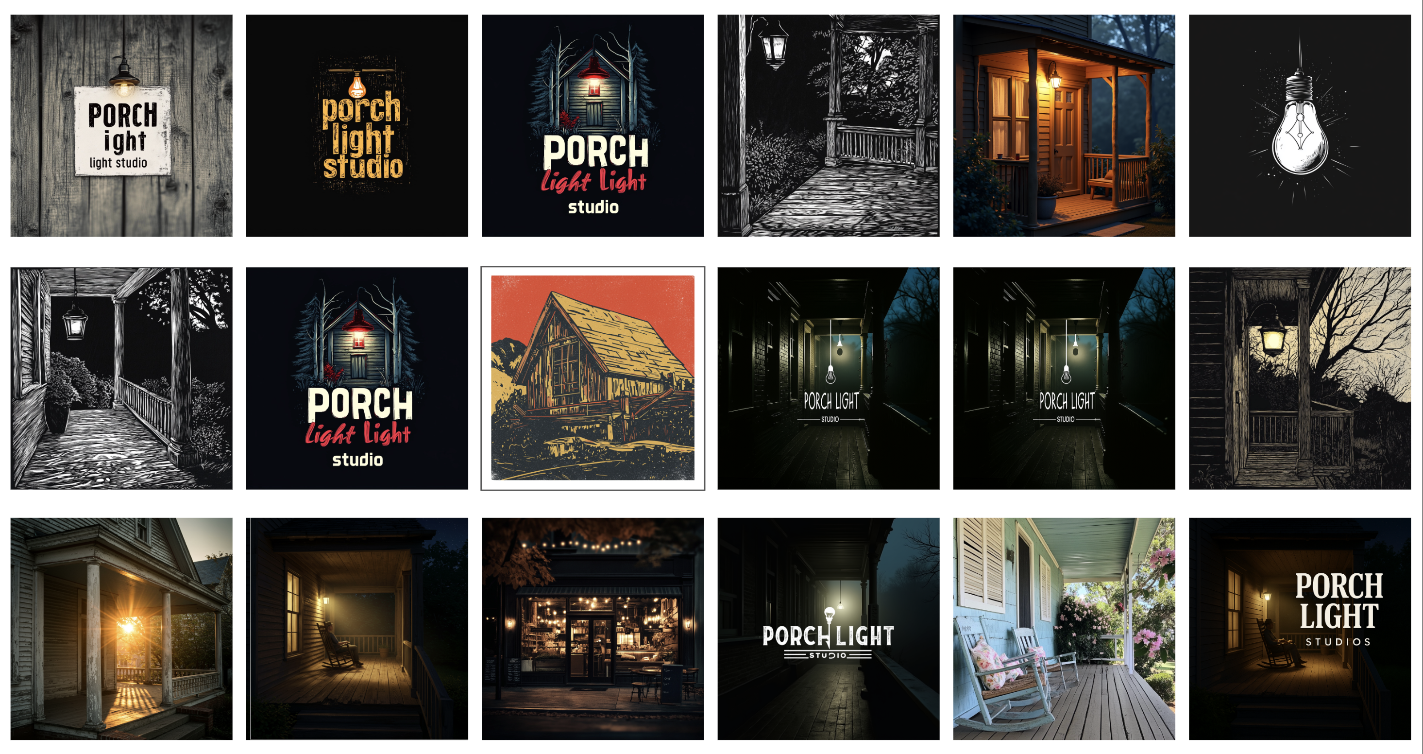 Durham Porch at Dusk